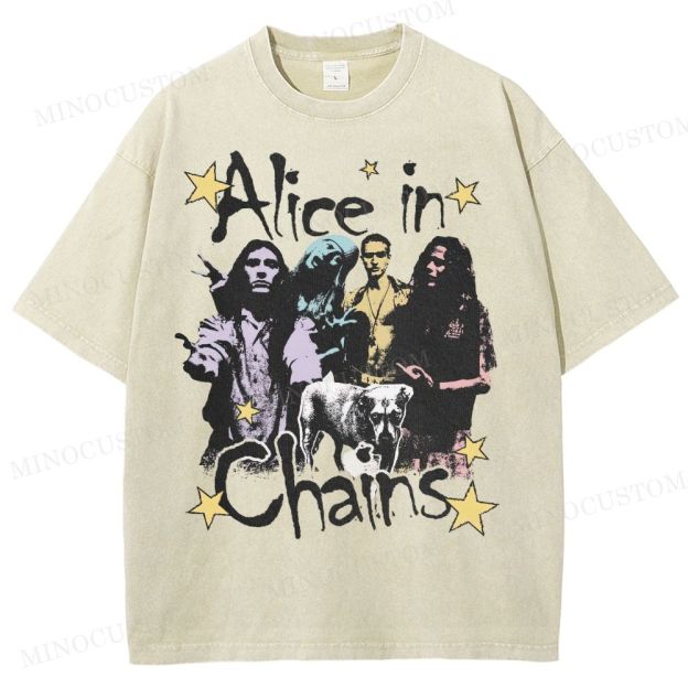 90s Rock Legends Tribute Washed T-Shirt 