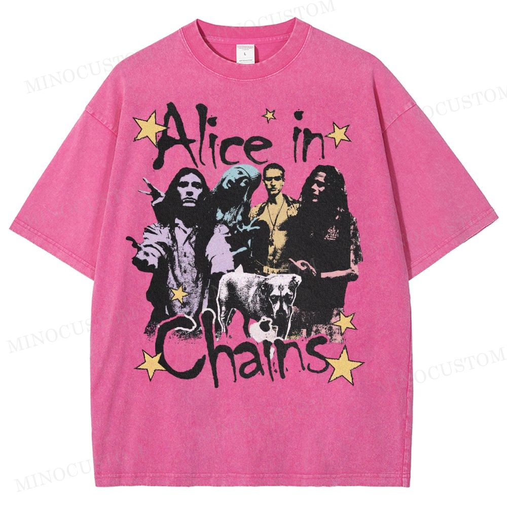90s Rock Legends Tribute Washed T-Shirt 