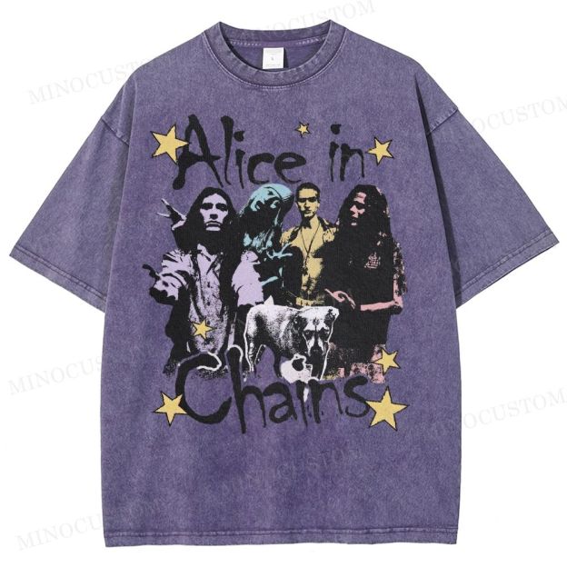90s Rock Legends Tribute Washed T-Shirt 