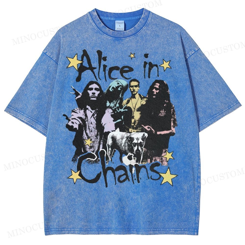 90s Rock Legends Tribute Washed T-Shirt 