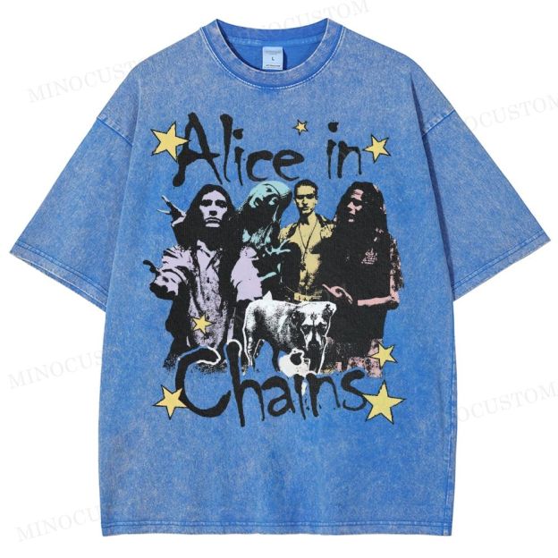 90s Rock Legends Tribute Washed T-Shirt 