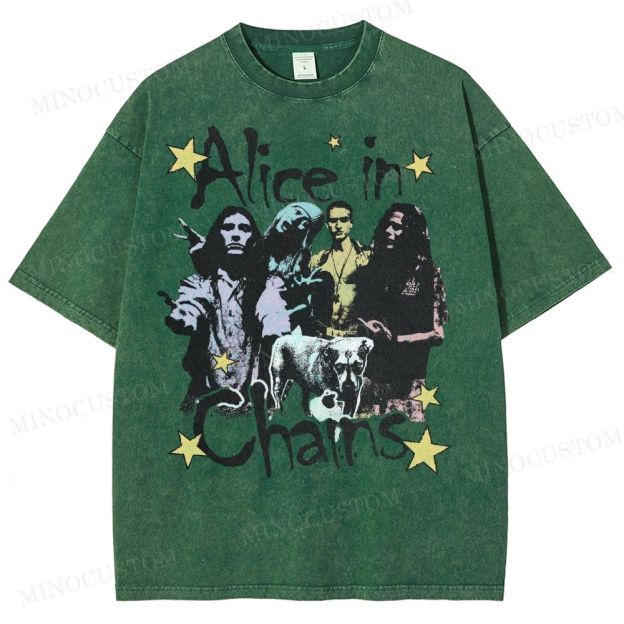90s Rock Legends Tribute Washed T-Shirt 