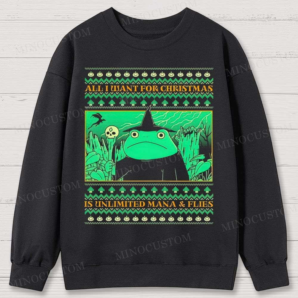 All I Want For Christmas Cotton Sweatshirts 
