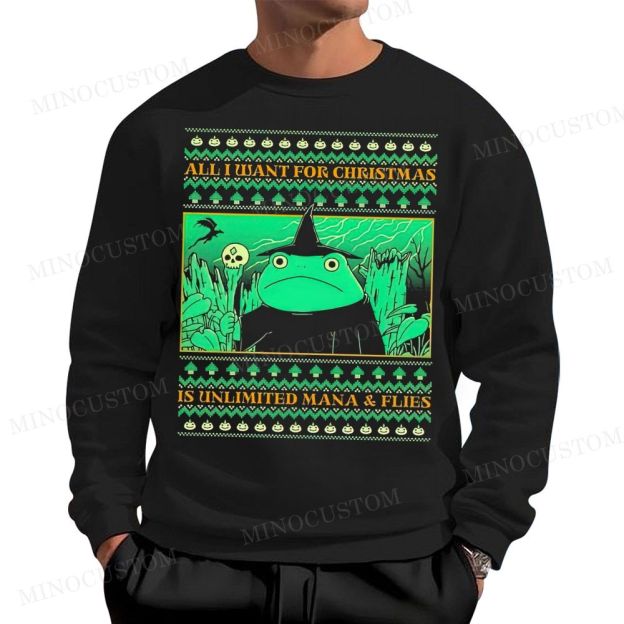 All I Want For Christmas Cotton Sweatshirts 