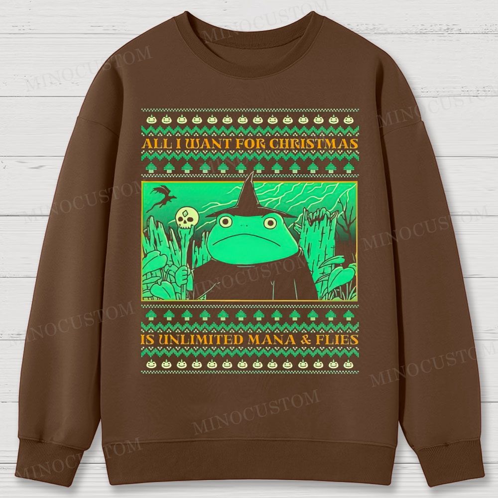 All I Want For Christmas Cotton Sweatshirts 