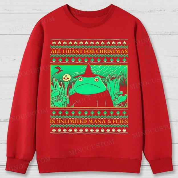 All I Want For Christmas Cotton Sweatshirts 