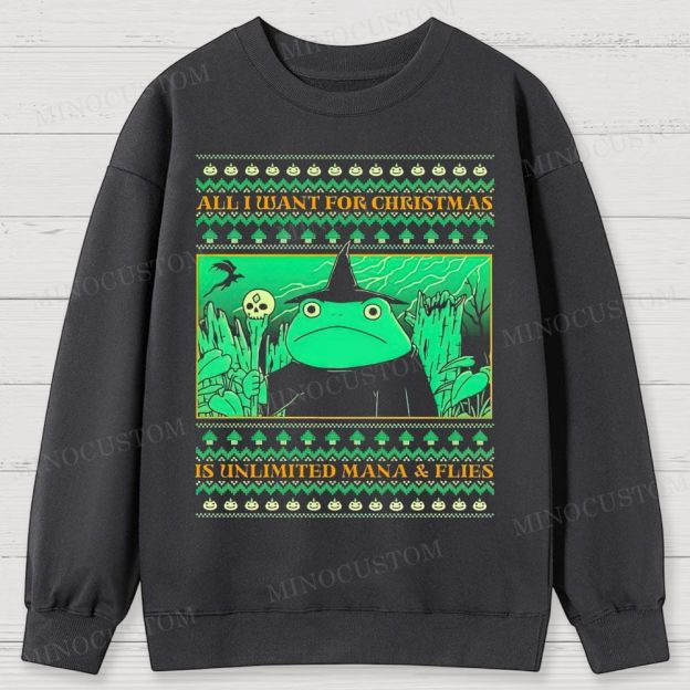 All I Want For Christmas Cotton Sweatshirts 