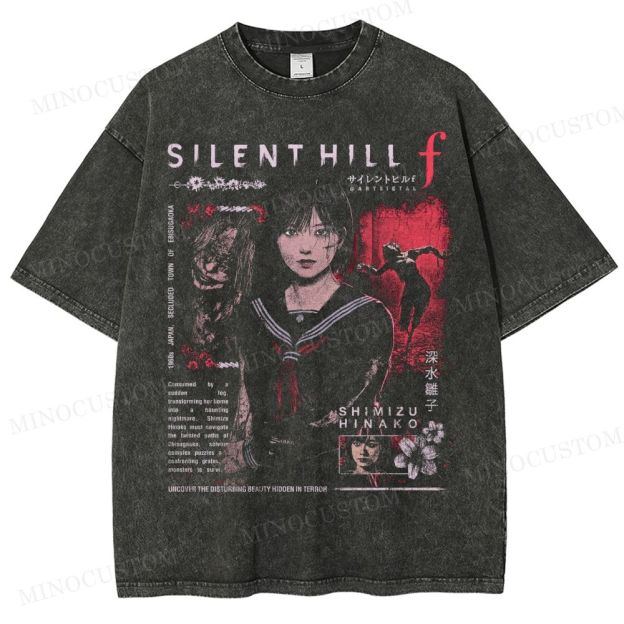 Silent Hill F Washed T-Shirt