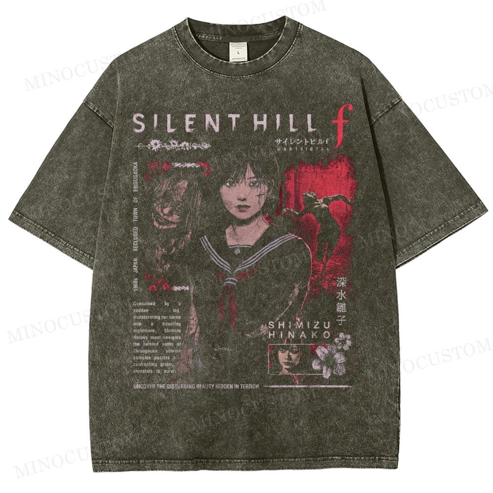 Silent Hill F Washed T-Shirt