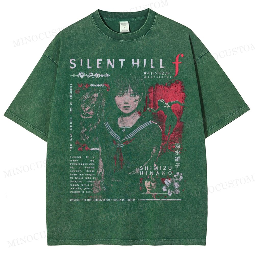 Silent Hill F Washed T-Shirt