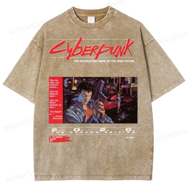 Cyberpunk 2020 “Dark Future” Washed T-Shirt