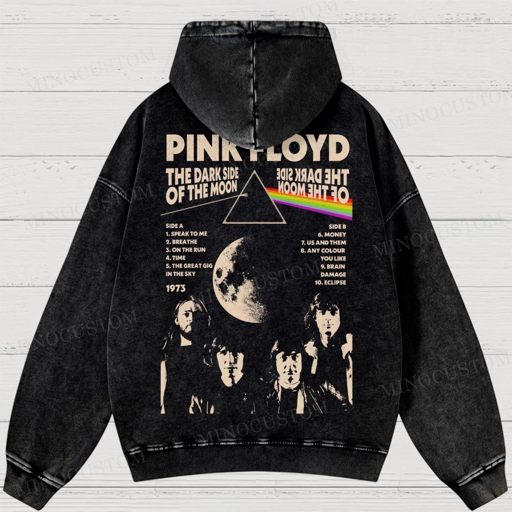 Pink Floyd “The Dark Side of the Moon” Washed Hoodies