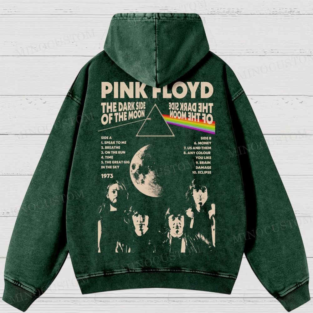 Pink Floyd “The Dark Side of the Moon” Washed Hoodies