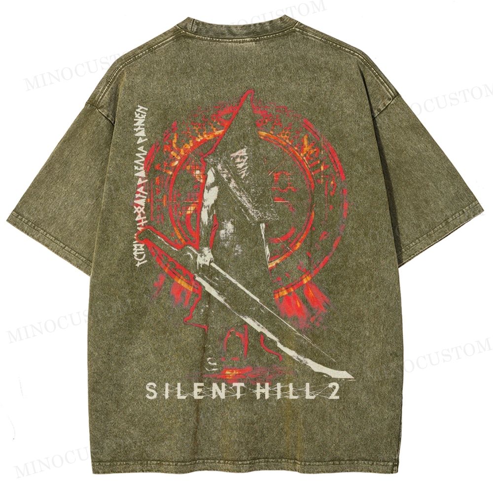  Horror Game Washed T-Shirt