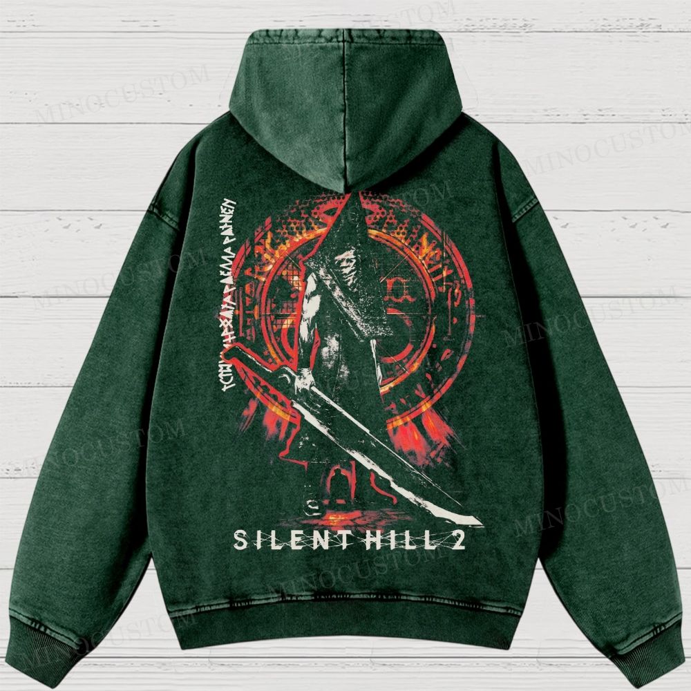  Horror Game Washed Hoodies 