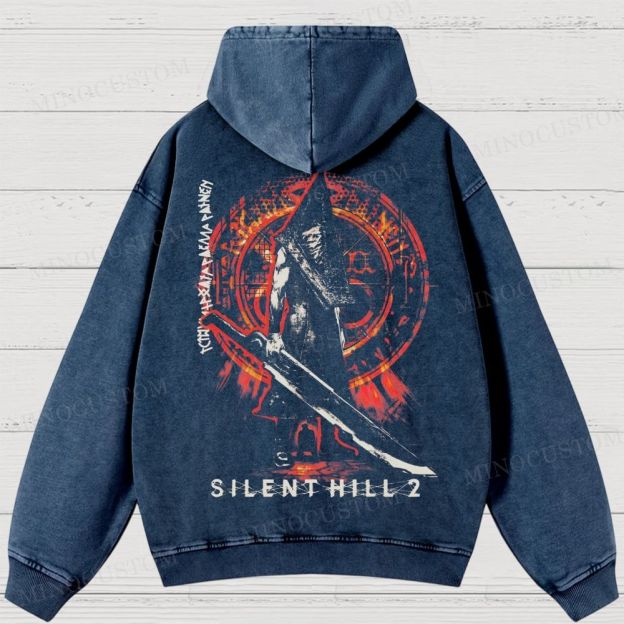  Horror Game Washed Hoodies 