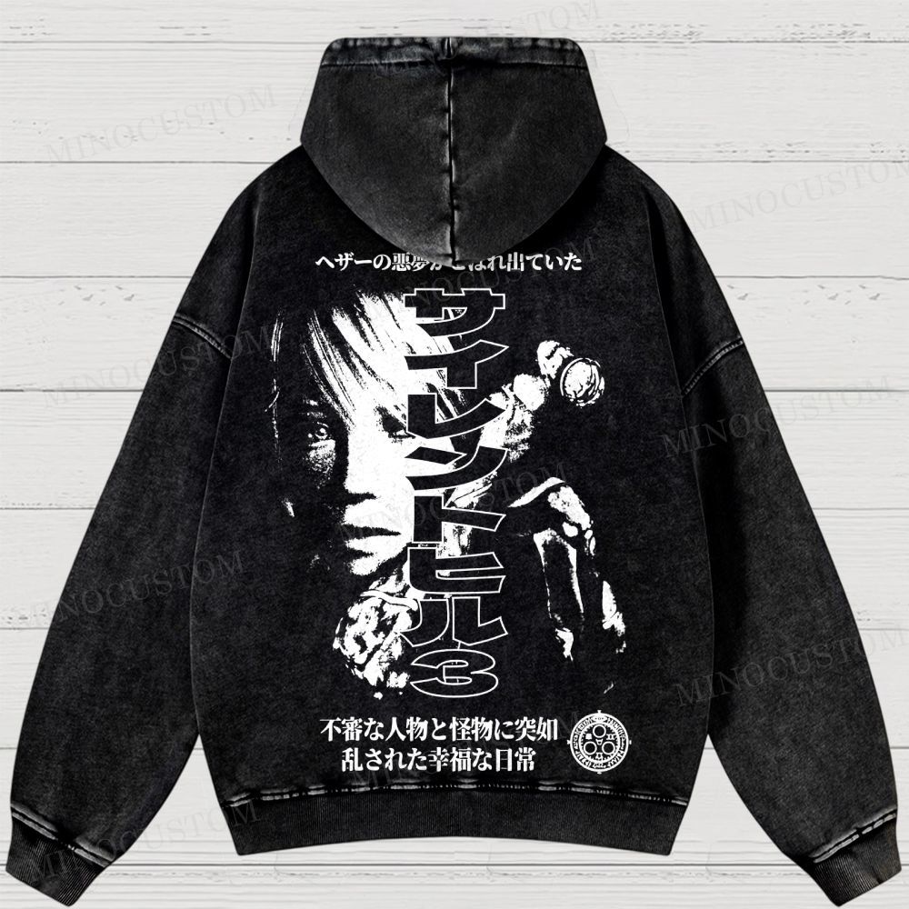 Silent Hill 3 Heather Nightmare Washed Hoodies
