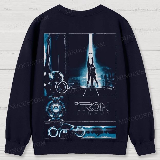 TRON: Legacy Sci - Fi Graphic Cotton Sweatshirts 