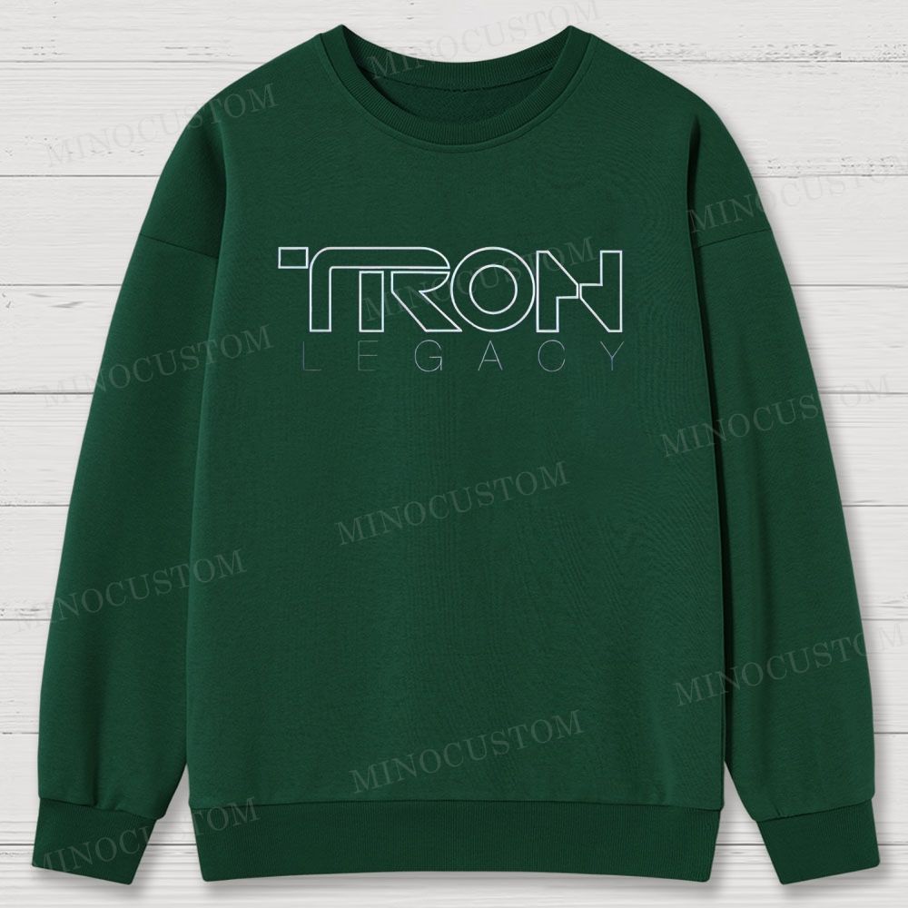 TRON: Legacy Sci - Fi Graphic Cotton Sweatshirts 