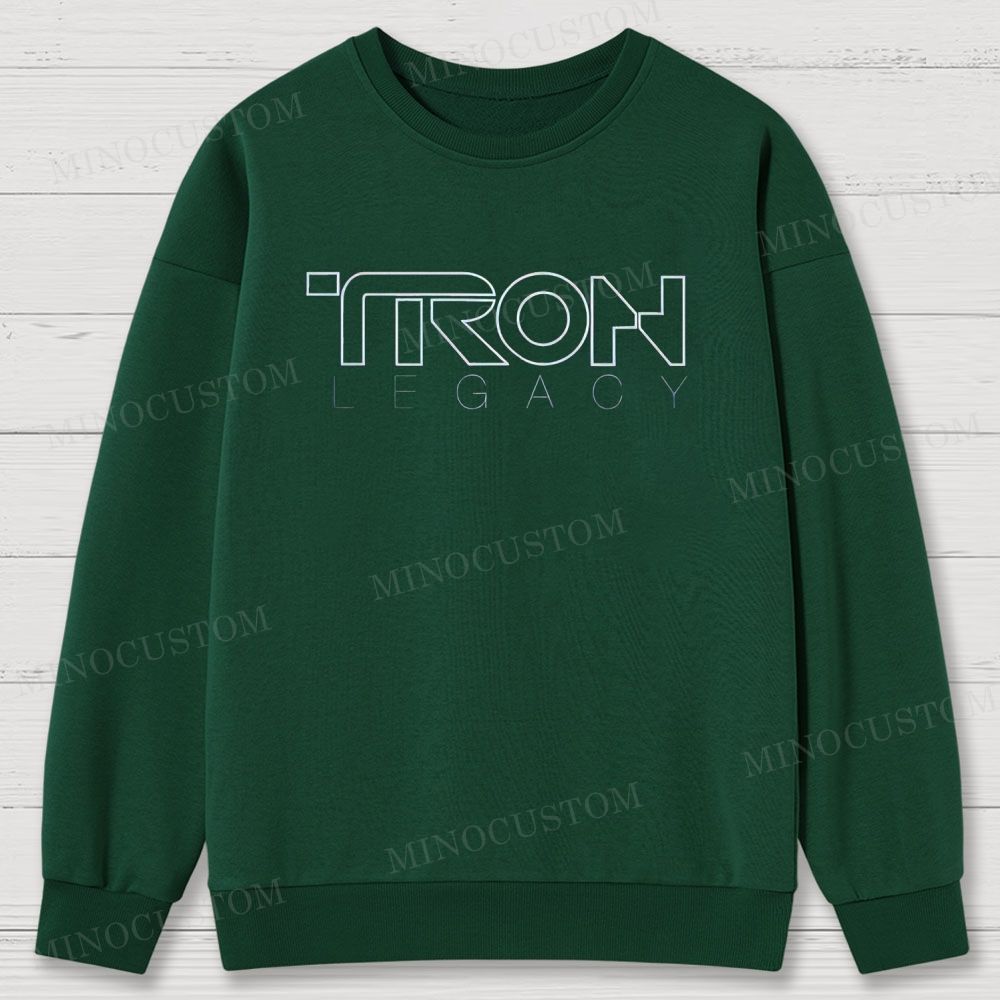 TRON: Legacy Sci - Fi Graphic Cotton Sweatshirts 