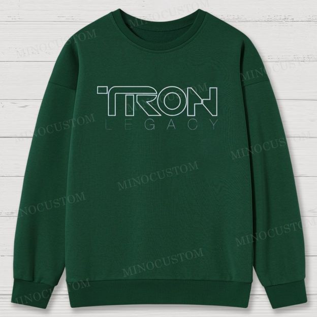 TRON: Legacy Sci - Fi Graphic Cotton Sweatshirts 