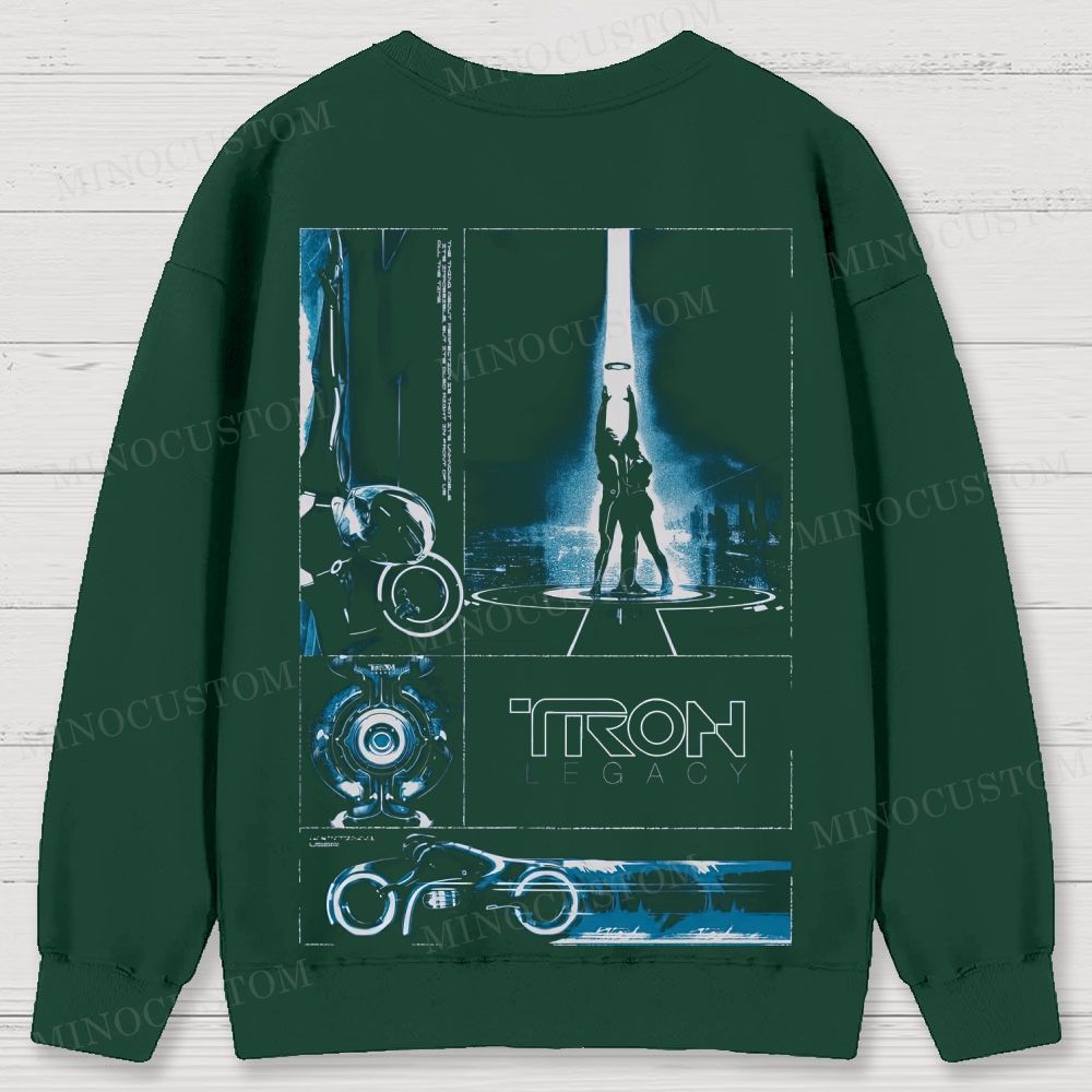 TRON: Legacy Sci - Fi Graphic Cotton Sweatshirts 
