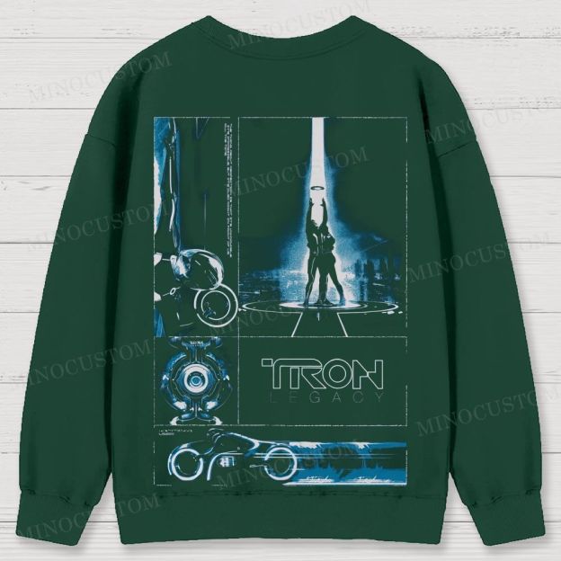 TRON: Legacy Sci - Fi Graphic Cotton Sweatshirts 