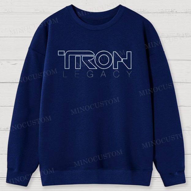TRON: Legacy Sci - Fi Graphic Cotton Sweatshirts 