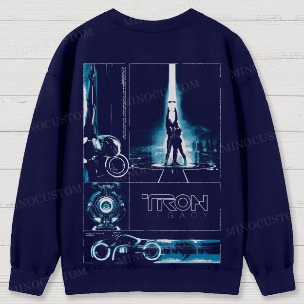 TRON: Legacy Sci - Fi Graphic Cotton Sweatshirts 