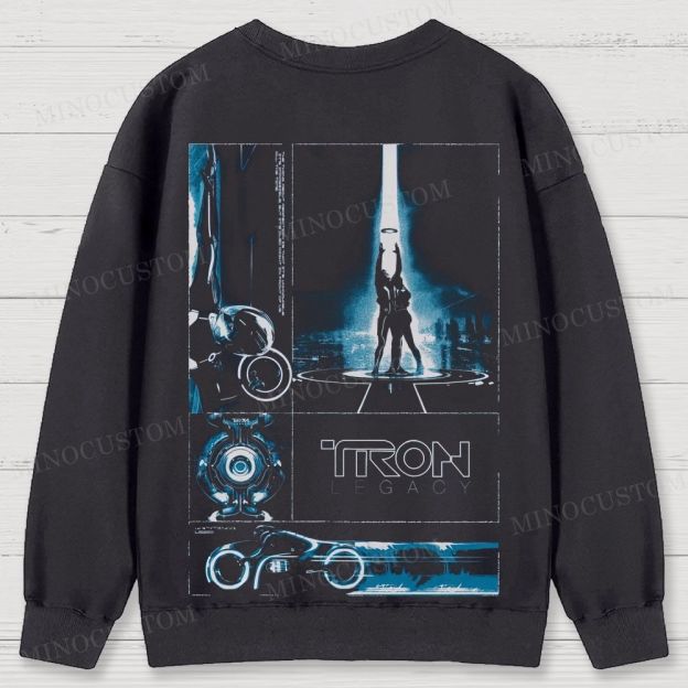 TRON: Legacy Sci - Fi Graphic Cotton Sweatshirts 