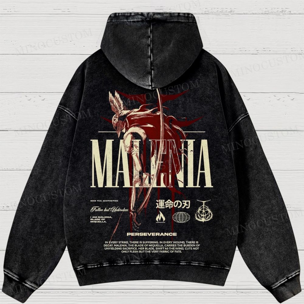 Elden Ring Vintag Game Washed Hoodies 