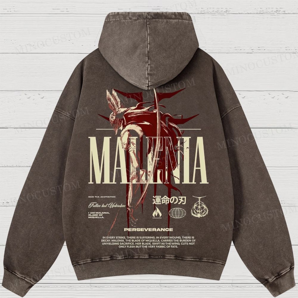 Elden Ring Vintag Game Washed Hoodies 