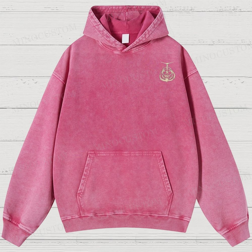 Elden Ring Vintag Game Washed Hoodies 
