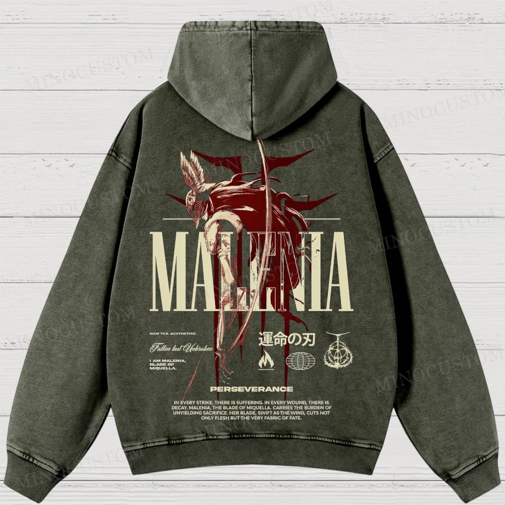 Elden Ring Vintag Game Washed Hoodies 