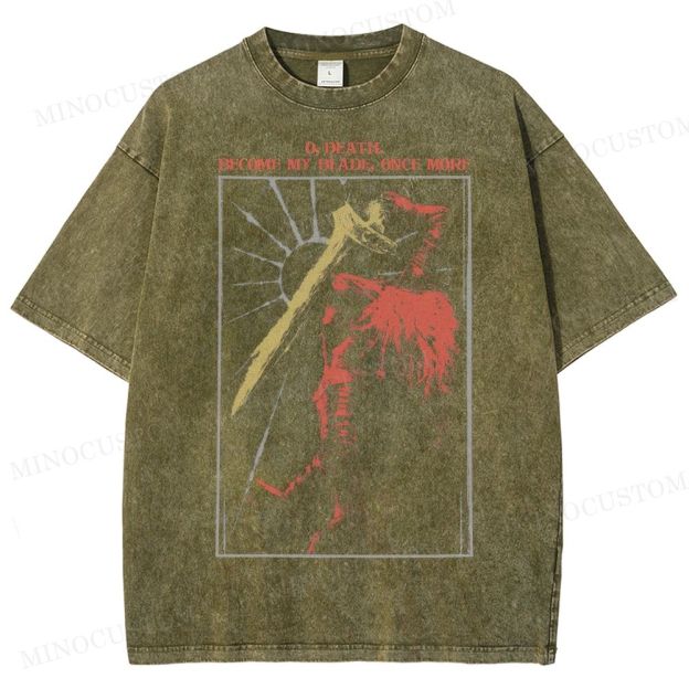 O, Death Become My Blade Washed T-Shirt