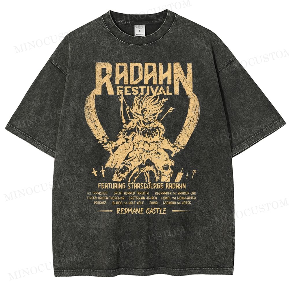 Elden Ring Radahn Festival Washed T-Shirt 