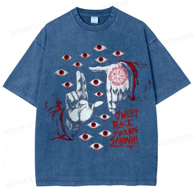 Occult Eye Ritual Washed T-Shirt 