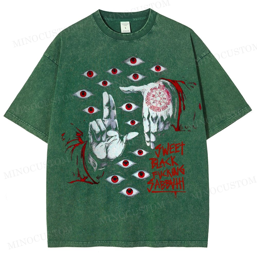 Occult Eye Ritual Washed T-Shirt 
