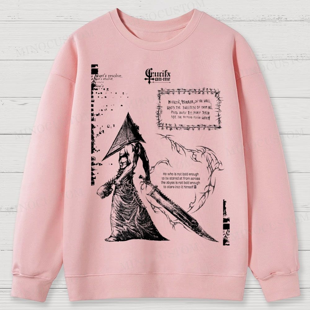 Vintage Silent Hill Tee: Retro Gamer Cotton Sweatshirts