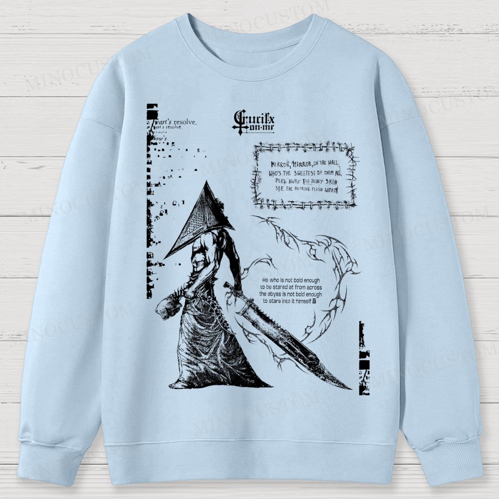 Vintage Silent Hill Tee: Retro Gamer Cotton Sweatshirts 