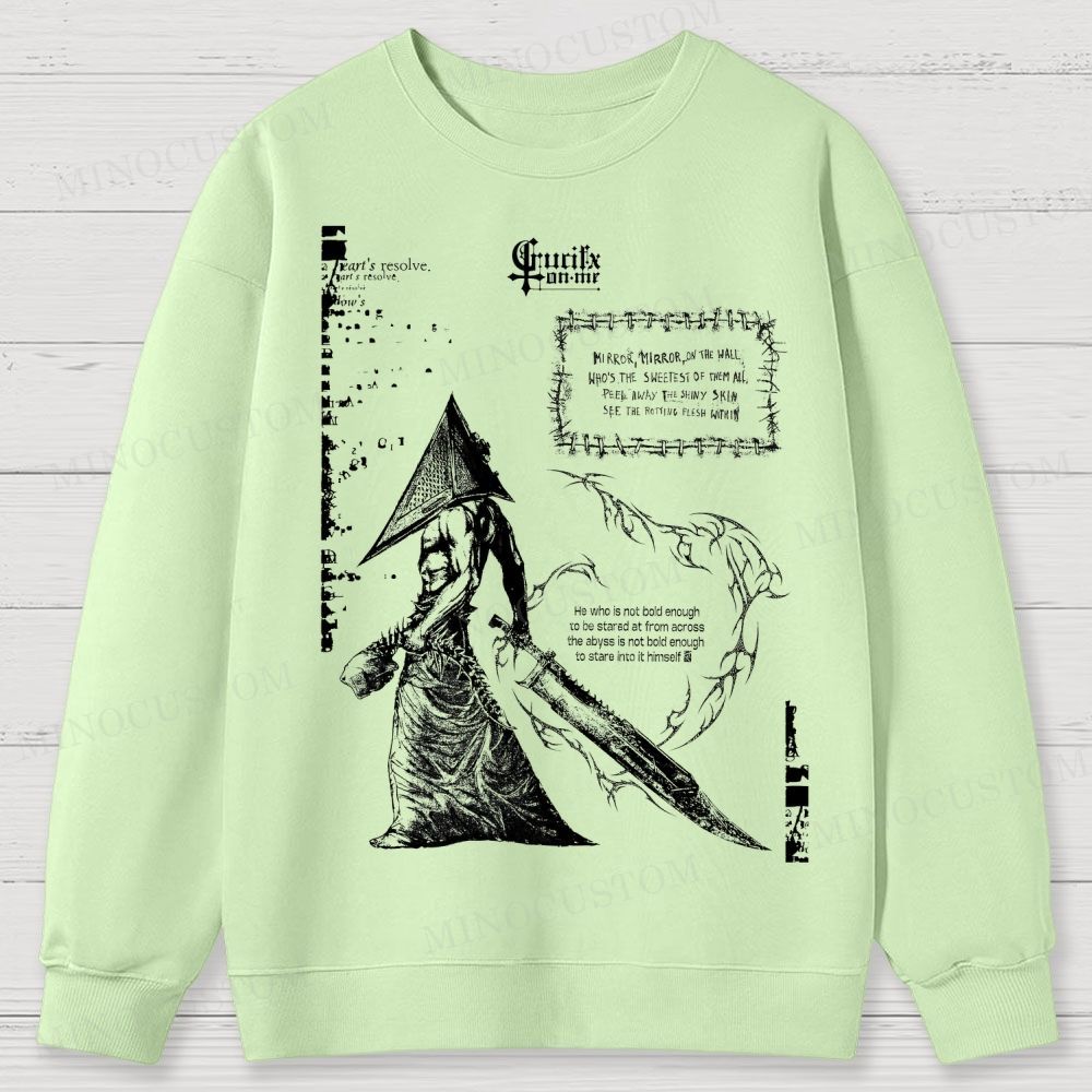 Vintage Silent Hill Tee: Retro Gamer Cotton Sweatshirts 