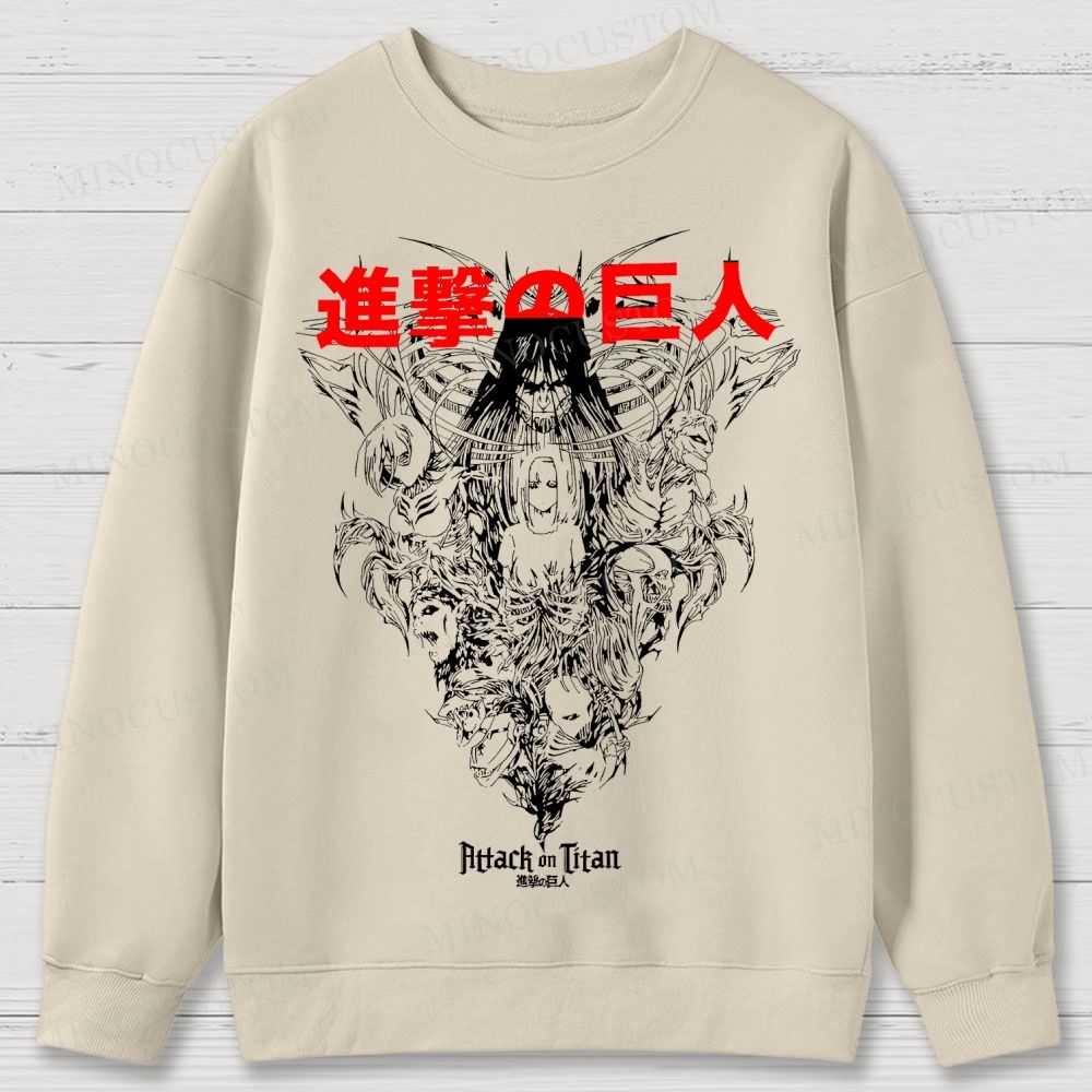 Attack on Titan Anime Cotton Sweatshirts 