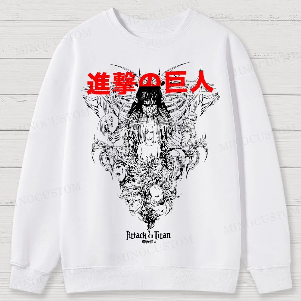 Attack on Titan Anime Cotton Sweatshirts 