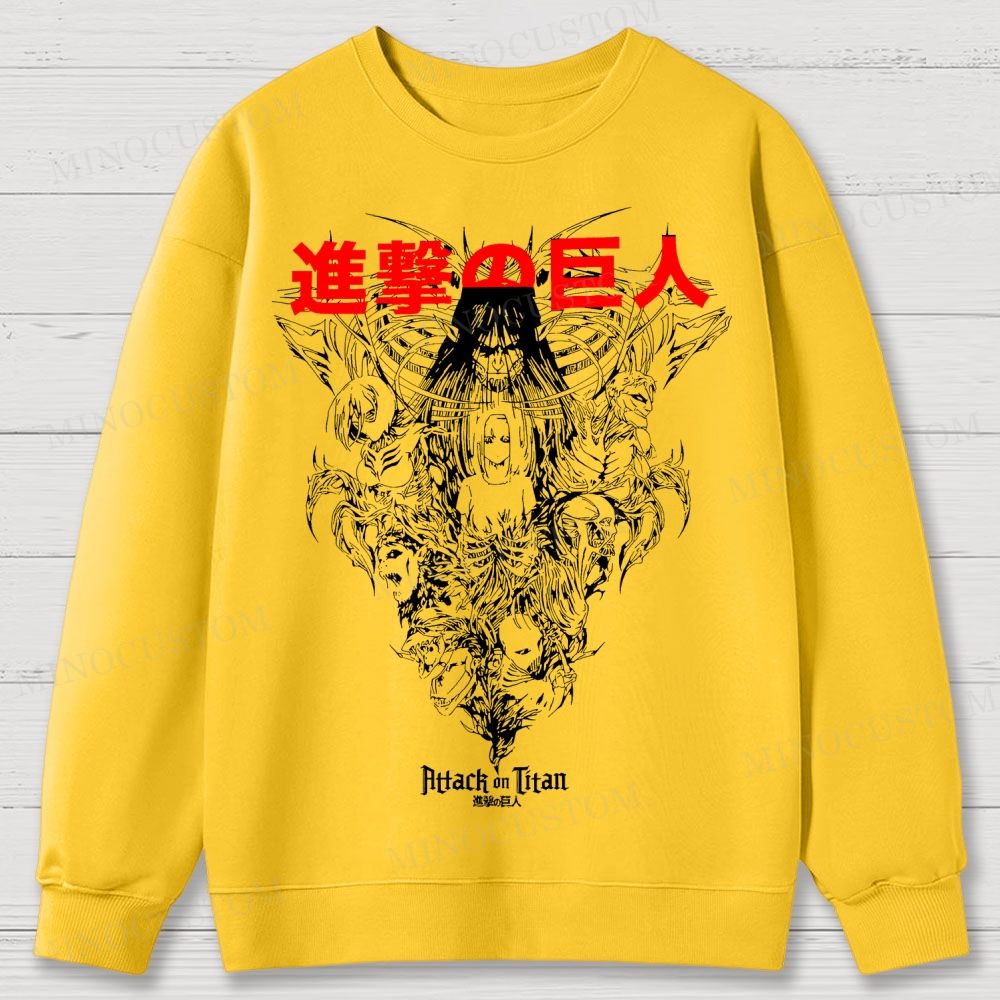 Attack on Titan Anime Cotton Sweatshirts 