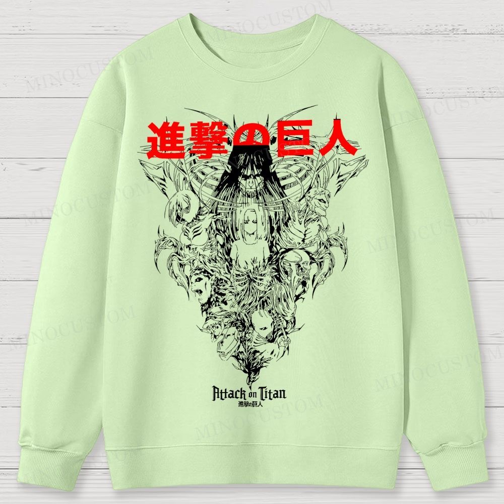 Attack on Titan Anime Cotton Sweatshirts 