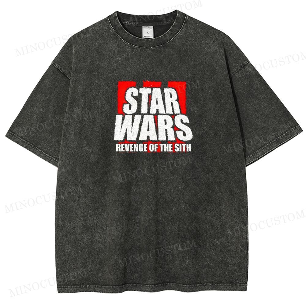 Star Wars: Revenge of the Sith Sci-Fi Action Graphic  Washed T-Shirt