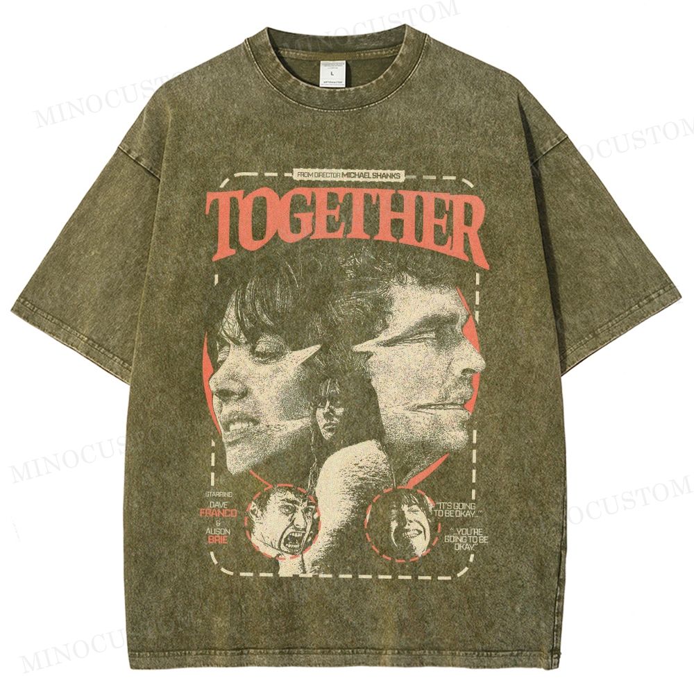 Together (2025) Body Horror Romance Graphic Washed T-Shirt