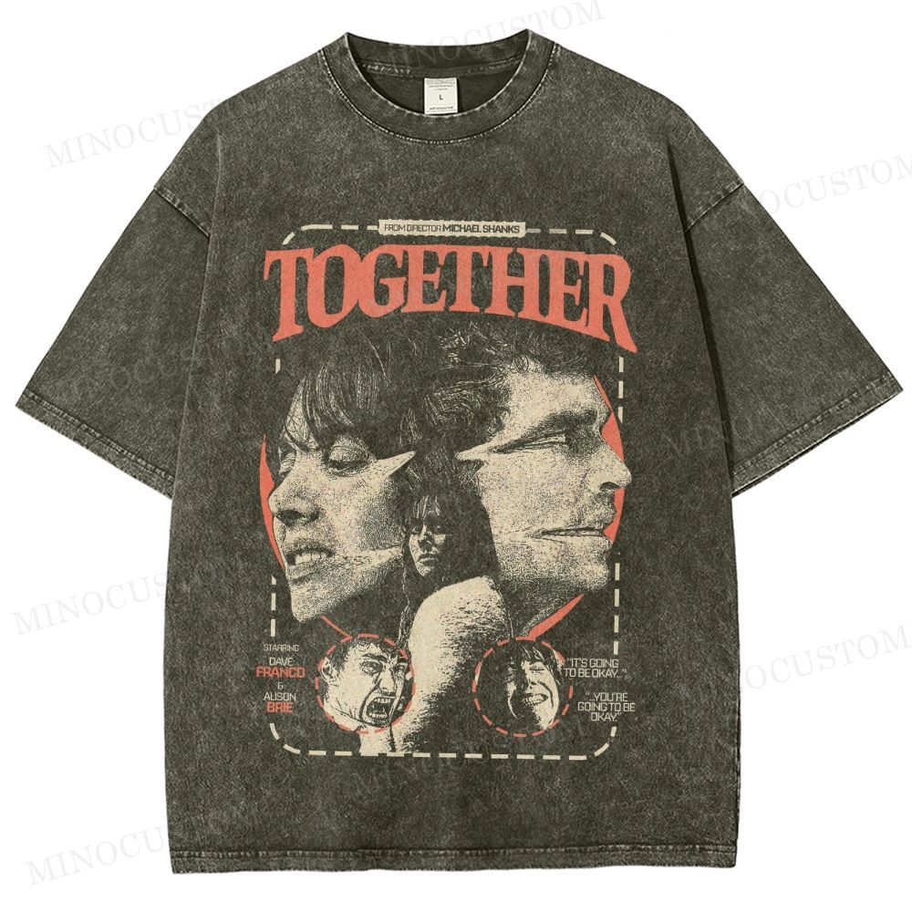 Together (2025) Body Horror Romance Graphic Washed T-Shirt