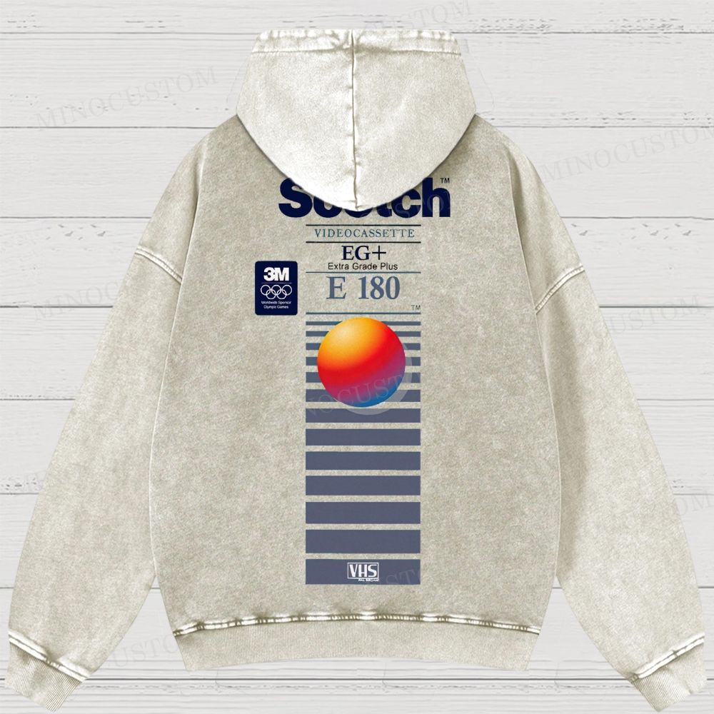 VHS Scotch E180 Washed Hoodies 