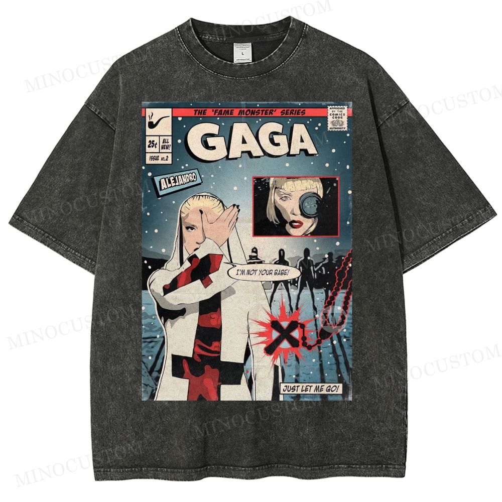 Alejandro Fame Monster Washed T-Shirt 2511009156